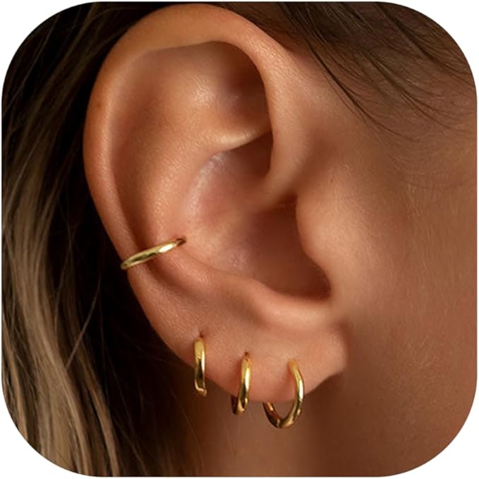 Little Hoop Stack (14 carat gold filled)