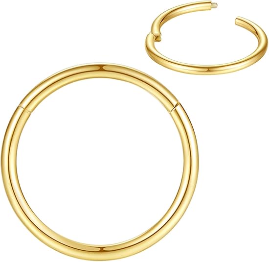 14K Gold Plated Nose Ring